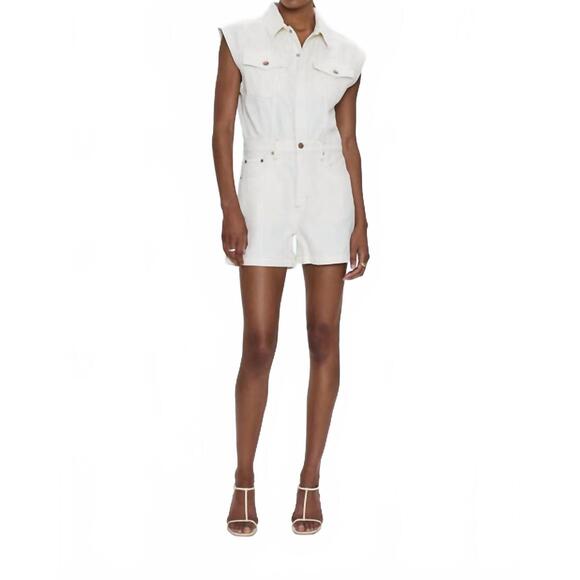 NEW PISTOLA lennox romper in ecru